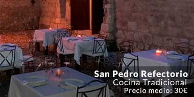 Restaurante San Pedro Refectorio Segovia